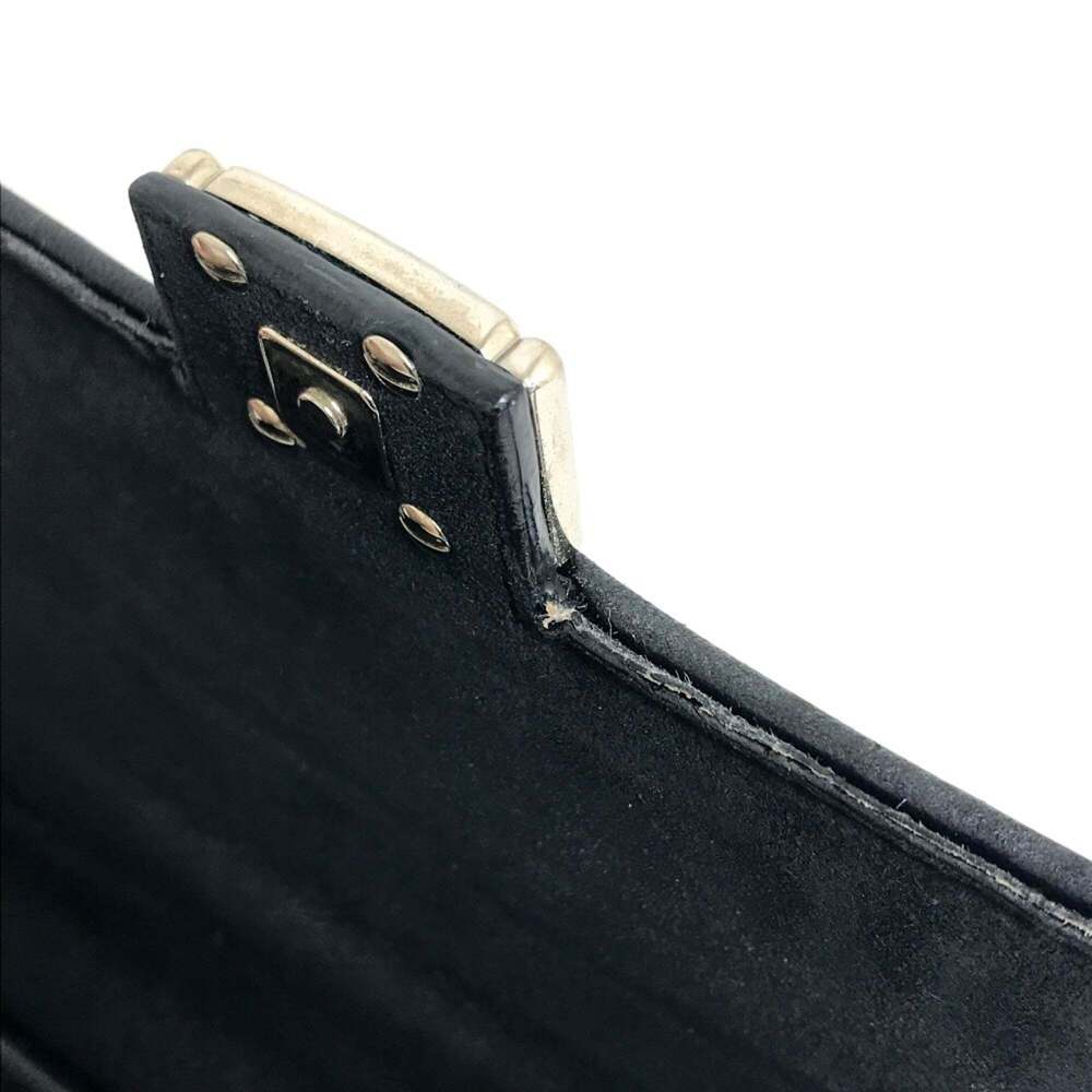 FENDI Black Leather Pochette Shoulder Bag - Picture 13 of 16